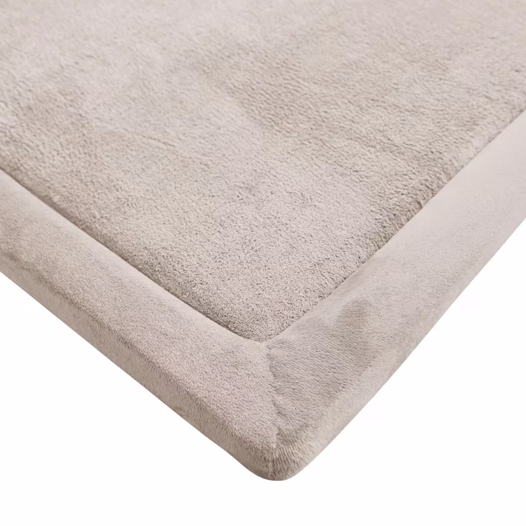 Elula Living Beige Soft Touch Play Mat Close Up