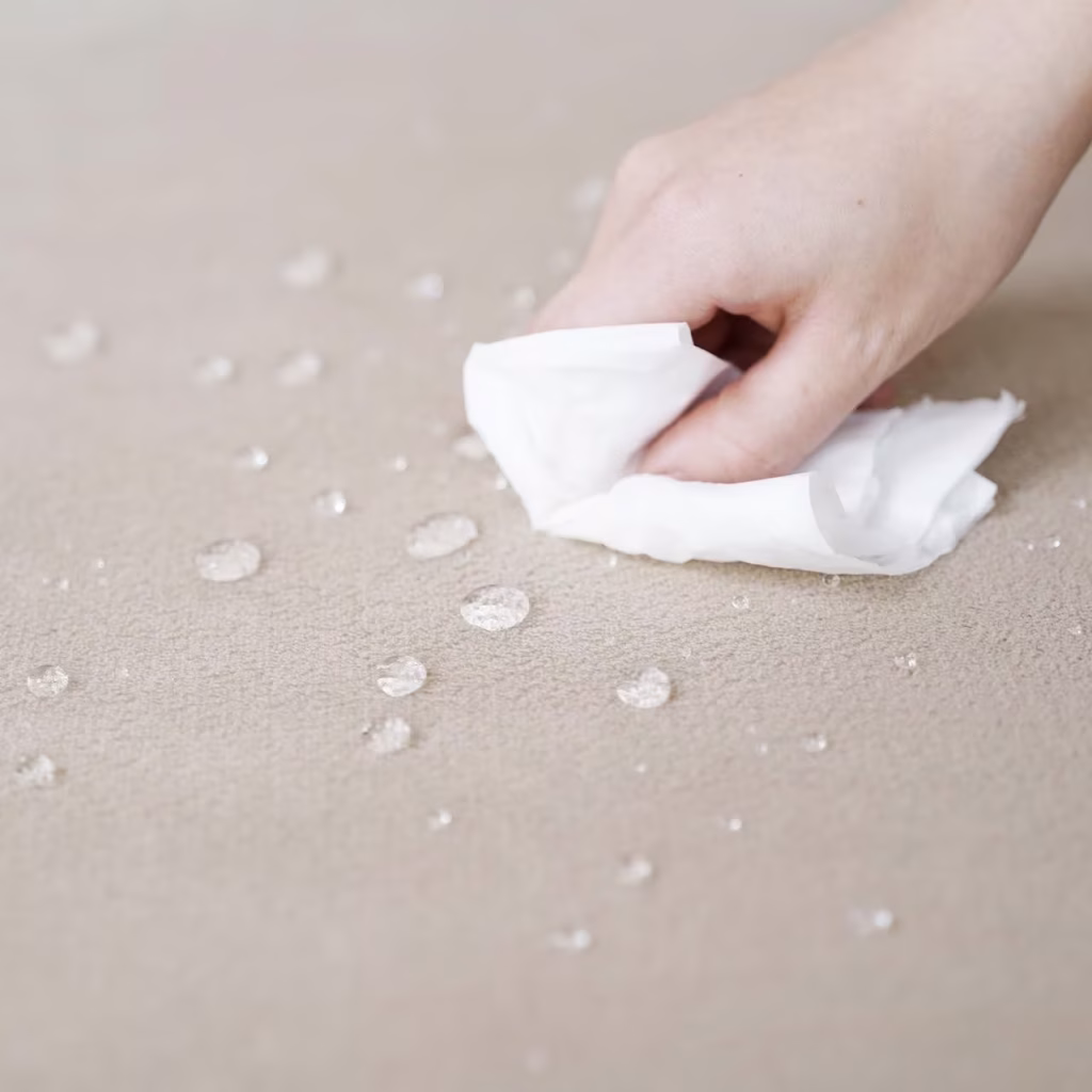Elula Living Beige Soft Touch Play Mat Easy Clean